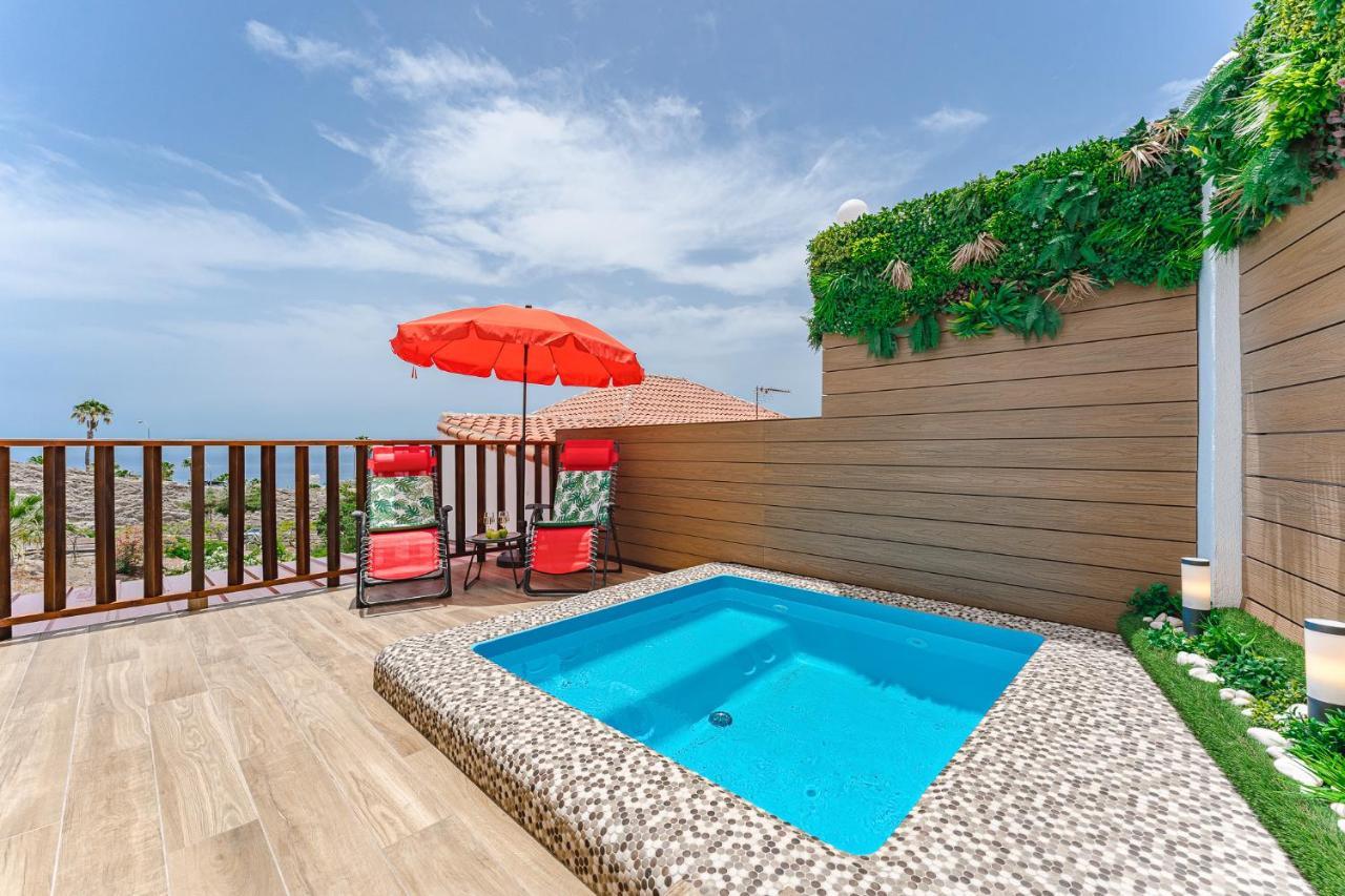 Bungalow Private Pool Bbq Air Conditioning Stunning Ocean View Costa Adeje  Exterior photo