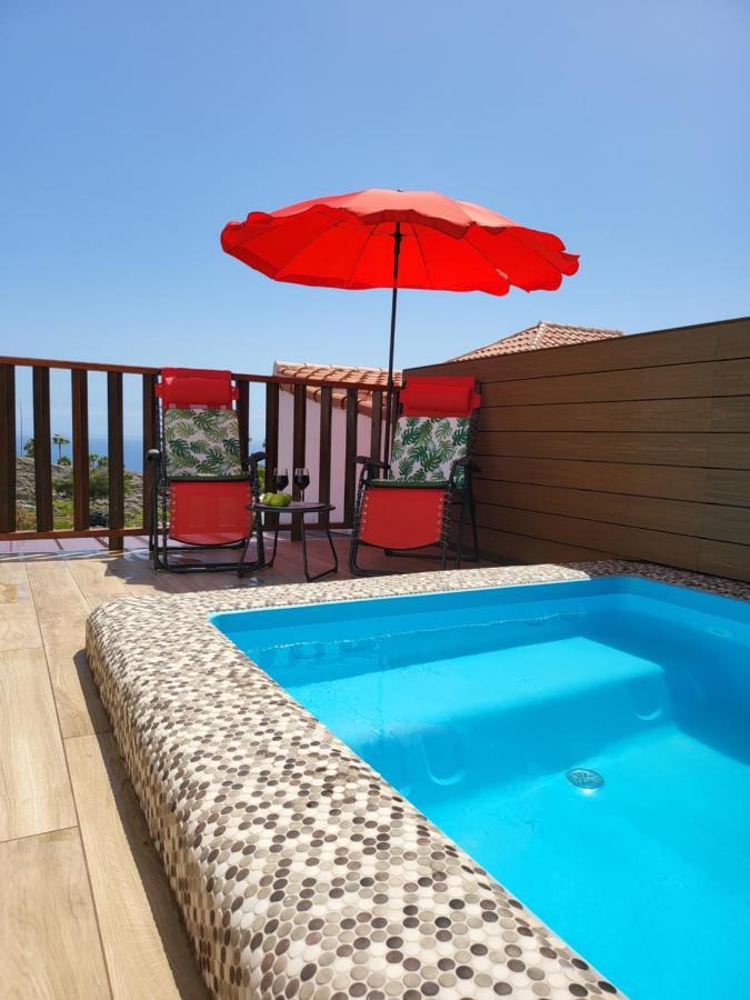 Bungalow Private Pool Bbq Air Conditioning Stunning Ocean View Costa Adeje  Exterior photo